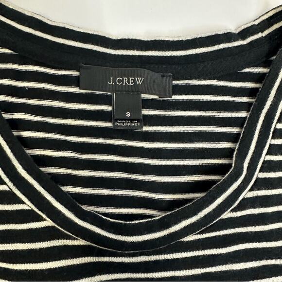 J.Crew Sleeveless Striped Peplum Hem Top - Size Small - Picture 5 of 10